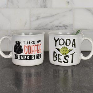 Star Wars Mugs Set of - Yoda Best & I Like My Coffee on the Dark Side